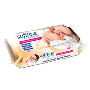 Softline Fresher Μωρομάντηλα Premium With Cream 72τμχ
