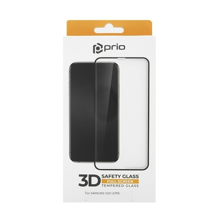 Prio 3D Tempered Glass black for Samsung S20 Ultra