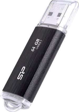 USB Flash Drive Silicon Power Blaze B02 USB 3.1 64GB Black (SP064GBUF3B02V1K)