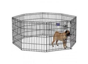 Bon Οκτάγωνο πάρκο σκύλου με δυνατότητα αυξομείωσης του χώρου. 122Χ61cmX8 Τεμάχια