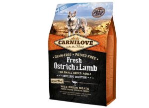 Brit Carnilove Small breed Fresh Ostrich & Lamb Μικρό 6kgr