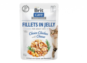 BRIT CARE Fillets In Jelly 85γρ Duck & Turkey sterlised