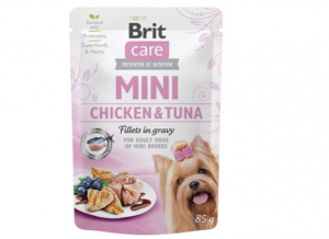 Brit Care Mini Φακελάκια υγρής τροφής Salmon & Herring for sterilised