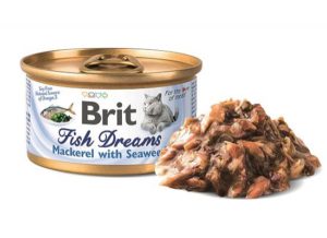 Brit FISH DREAMS κονσέρβες γάτας 80γρ TUNA & SQUID