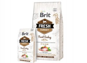 Brit Fresh Adult Fit & Slim. Turkey with Pea 12kg Al breeds