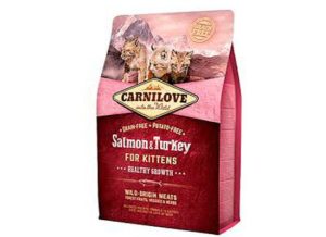 Brit Carnilove Cat Grain Free Kittens - Salmon & Turkey. 400gr