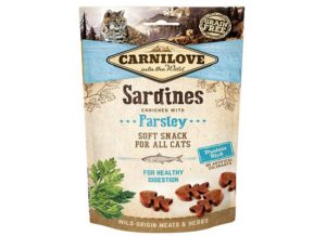 Brit Carnilove Cat Snack Crunchy or Soft 50gr Crunchy Salmon with Mint 50gr