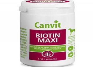 Canvit Biotin Maxi άνω των 25kg 76 Δισκία 230gr