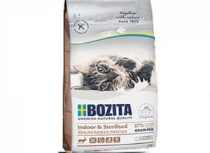 Bozita Indoor & Sterilised Grain Free Reindeer 2kgr
