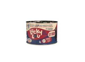 lucky lou LifeStage Κονσέρβα 200gr 200gr x 6τμχ Adult Πουλερικά & Βοδινό (με Κολοκυθάκι) 1.2kgr