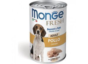 Monge Fresh Pate & Chunkies 400gr Adult Veal 24τμχ Χ 400g 9.6kgr