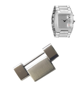 NIXON BANKS EXTRA LINK STAINLESS STEEL