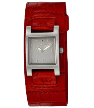8 NIXON THE LIZZIE A870-841 RED LEATHER STRAP