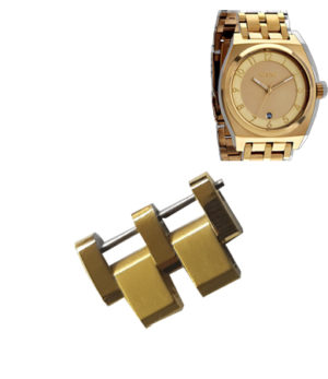 NIXON MONOPOLY EXTRA LINK SS GOLD