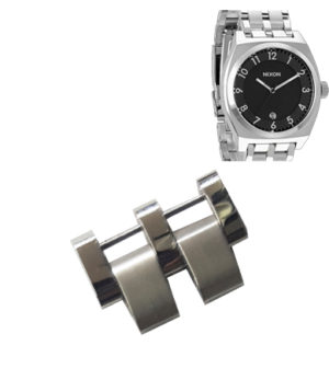 NIXON MONOPOLY EXTRA LINK STAINLESS STEEL