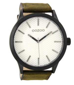 0 OOZOO C9011 Timepieces Brown Leather Strap