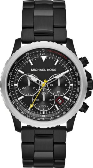 Michael Kors MK8643 Theroux Chronograph Black Stainless Steel Watch