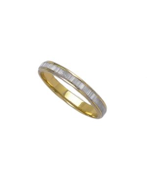 Gallos 714 Χρυσές Βέρες Γάμου - Δίχρωμο Χρυσό με Λευκόχρυσο / Κ14