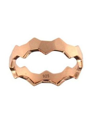 JOOLS JR2324.3 Δαχτυλίδι Από Ροζ Επιχρυσωμένο Ασήμι