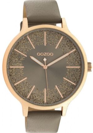 OOZOO C10567 45MM Timepieces Brown Leather Strap