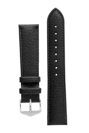 Λουρί Hirsch Kansas 0150-2150 Black Leather Strap