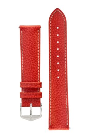 Λουρί Hirsch Kansas 0150-2120 Red Leather Strap