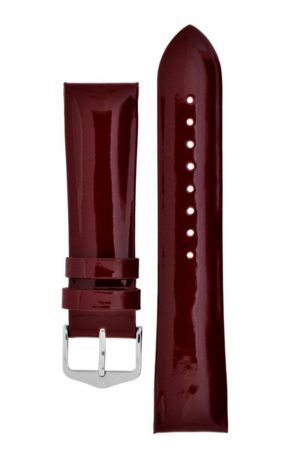 Λουρί Hirsch Diva 0153-6160 Bordeaux Leather Strap