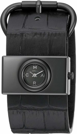 Marc Jacobs MBM1395 Viv Black Leather Strap