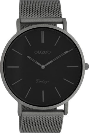 OOZOO C9928 44MM Timepieces Vintage Grey Metal Bracelet