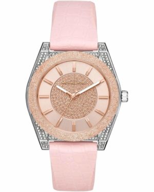 Michael Kors MK6704 Channing Pink Silicone Strap