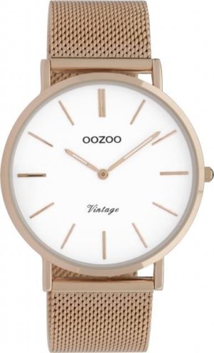 OOZOO C9917 40mm Vintage Rose Gold Metal Bracelet