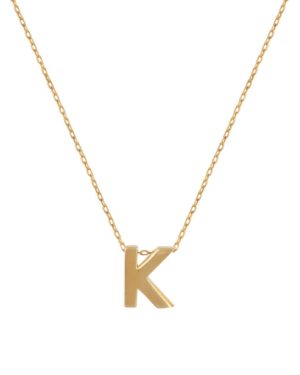 Κολιέ K817K Μονόγραμμα Κ σε Χρυσό 9ct