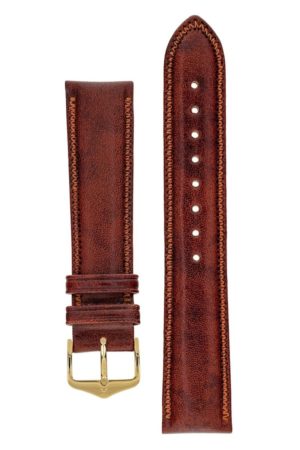Λουρί Hirsch Ascot 0157-5070 Light Brown Leather Strap