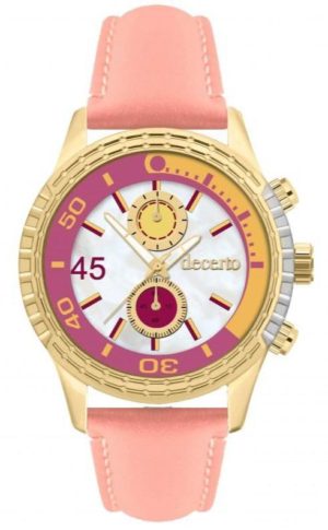 Decerto Q1010-25 Ice Lolly Pink Leather Strap
