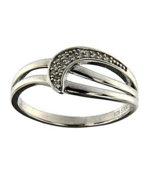 JOOLS JRY11040L-W Δαχτυλίδι Από Επιπλατινωμένο Ασήμι