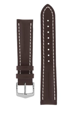 Λουρί Hirsch Heavy Calf 0147-5010 Brown Leather Strap