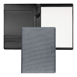 HUGO BOSS HDF105J Ντοσιέ A4 Gleam Dark Grey Folder