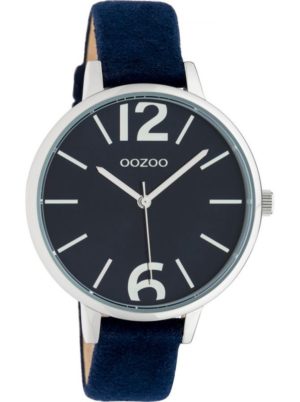 OOZOO C10437 42MM Timepieces Blue Leather Strap