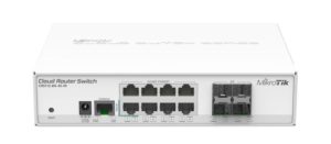MikroTik Routerboard CRS112-8G-4S-IN, 400MHz, 128MB, 8xGigabit, 4xSFP, L5