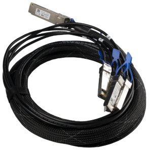 MikroTik XQ+BC0003-XS+, QSFP28 to 4x SFP28 break-out cable 3m