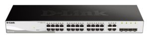 D-LINK Switch DGS-1210-28, 24-Port ,10/100/1000 Mbps, 4-port SFP