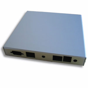 PCEngines 2 x LAN, 1 x USB Case Indoor Aluminum for ALIX