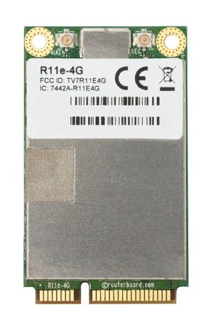 MikroTik R11e-4G, LTE miniPCI-e card for bands 3,7,20,31,41n,42,43