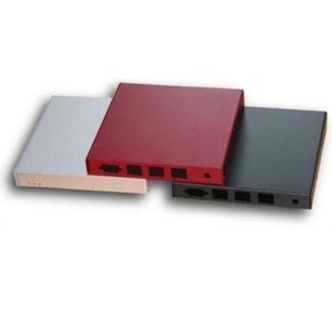 PCEngines 2 x LAN Case Indoor Aluminum for ALIX