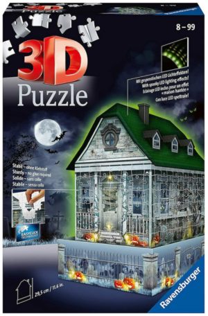 Ravensburger Puzzle Το Σπίτι Του Halloween LED Edition 3D 216 Κομμάτια R11254