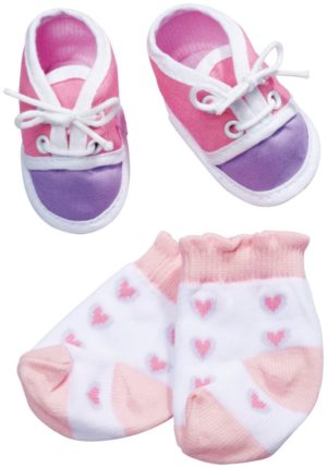 Simba Το Νεογέννητο Μωρό Παπούτσια με κάλτσες Σετ