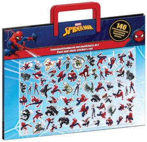 Διακάκης Αυτοκόλλητα Επανακολλούμενα Σετ 24x25εκ Spiderman 508059