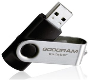 GoodRAM Twister 16GB USB 2.0 Stick Μαύρο