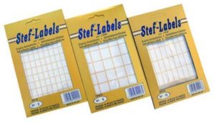 Stef Labels Ετικέτες Αυτοκόλλητες Λευκές 36x50mm. 40φ. Ν.26