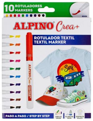 Alpino Μαρκαδόροι Textil 10τμχ. AR010132